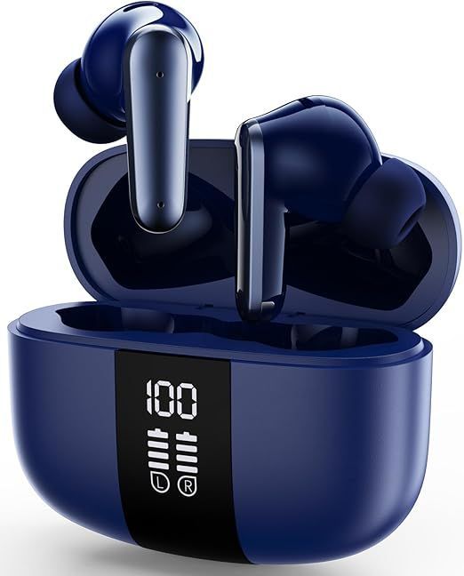 TWS Wireless Bluetooth Earbuds with Digital Display Charging Case