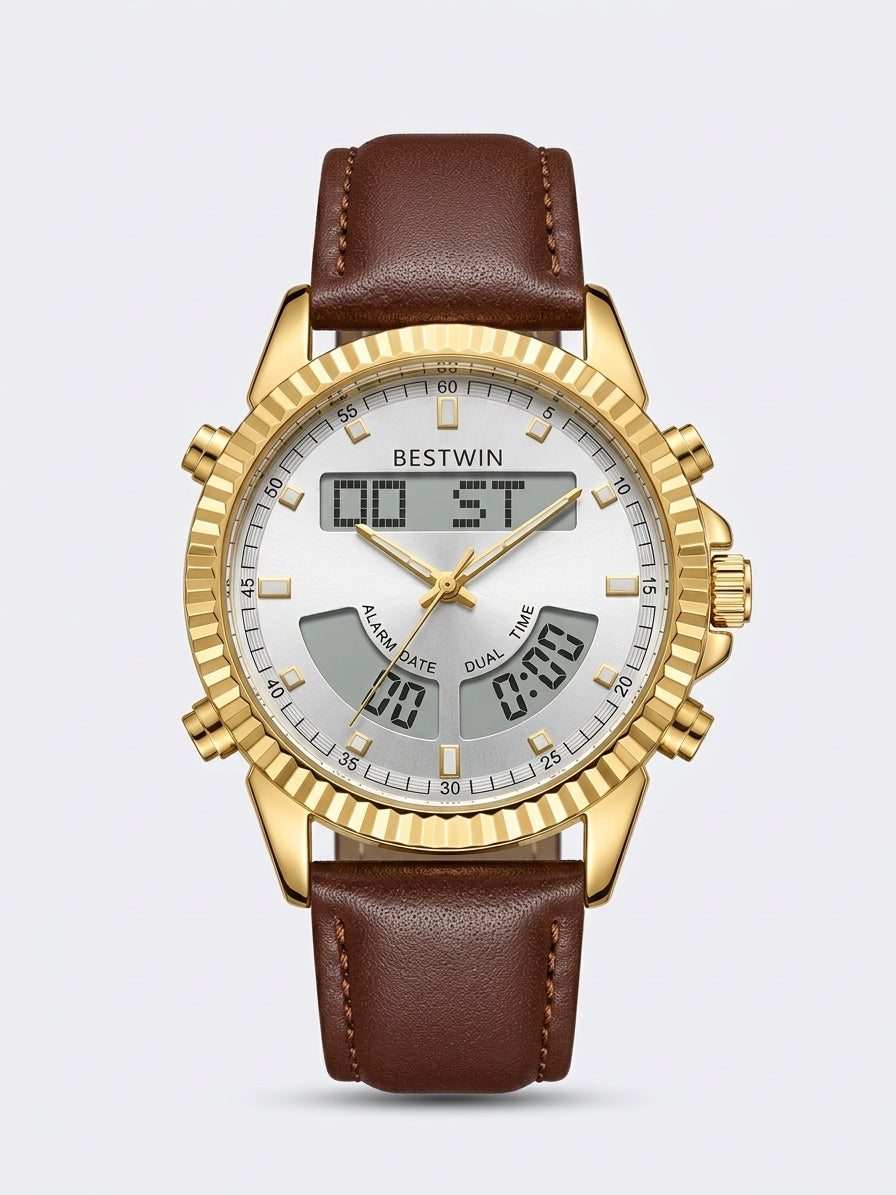 BESTWIN Men's Dual Display Ana-Digi Sports Watch