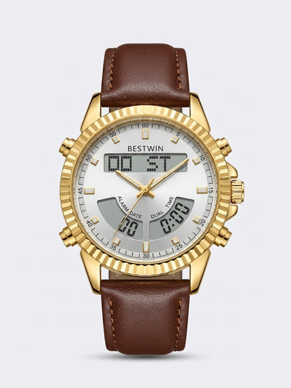 BESTWIN Men's Dual Display Ana-Digi Sports Watch