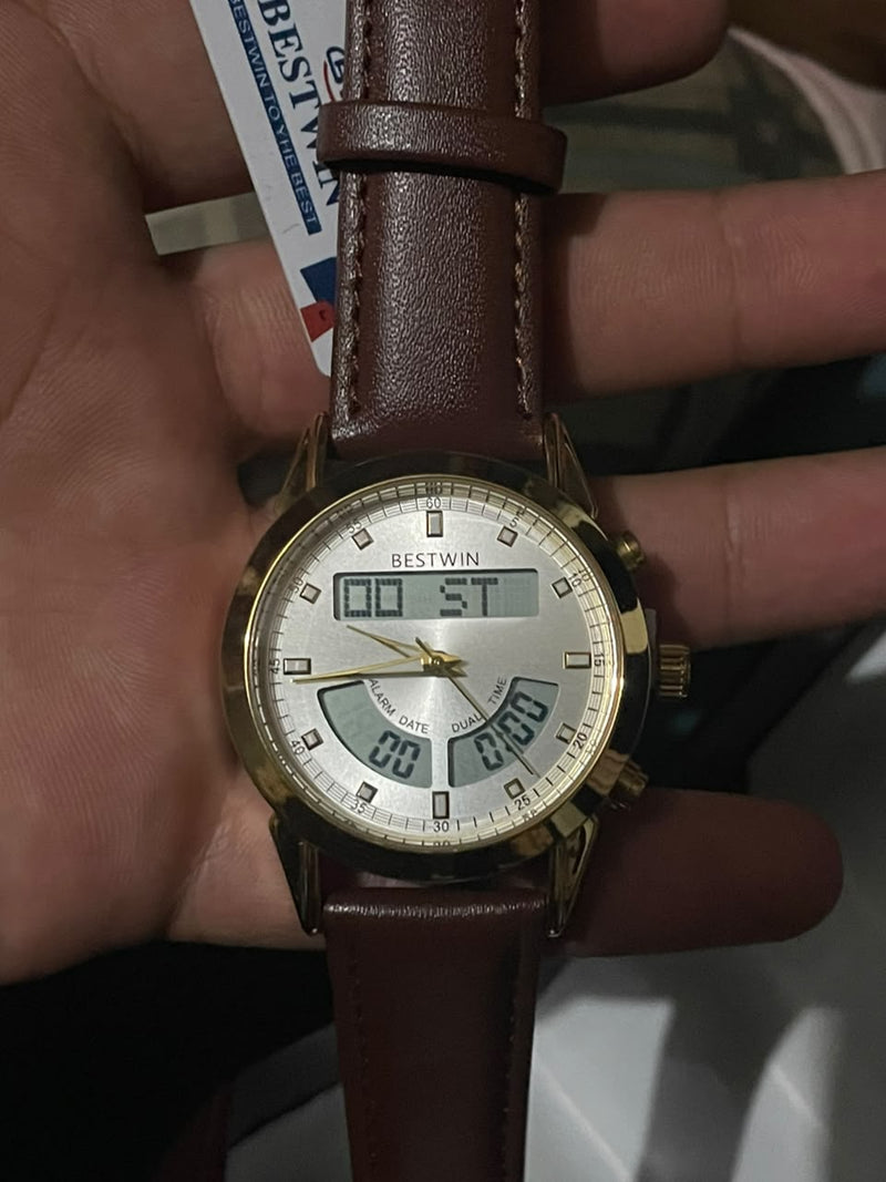 BESTWIN Men's Dual Display Ana-Digi Sports Watch